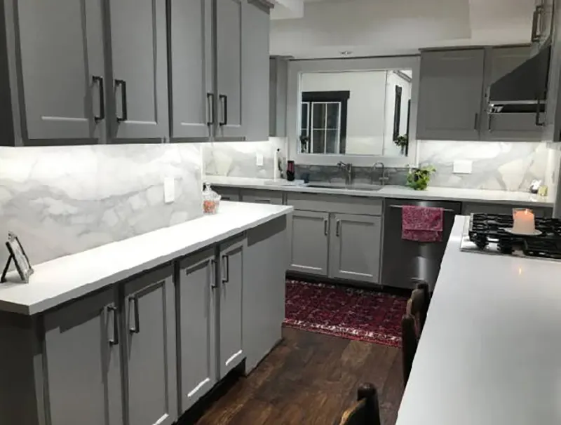 LED FLEXIBLE STRIP USED AS UNDER-CABINET LIGHTING