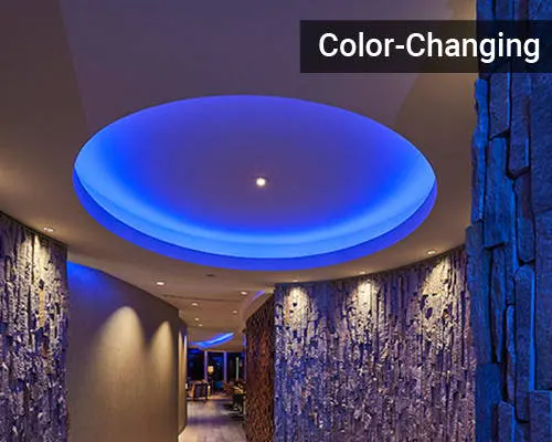 Bandes de LED à couleurs changeantes