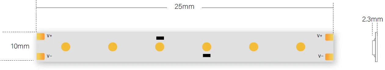 Flex Light Strip cutting size