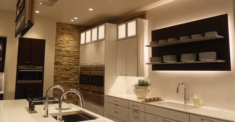 Strisce led flessibili in cucina