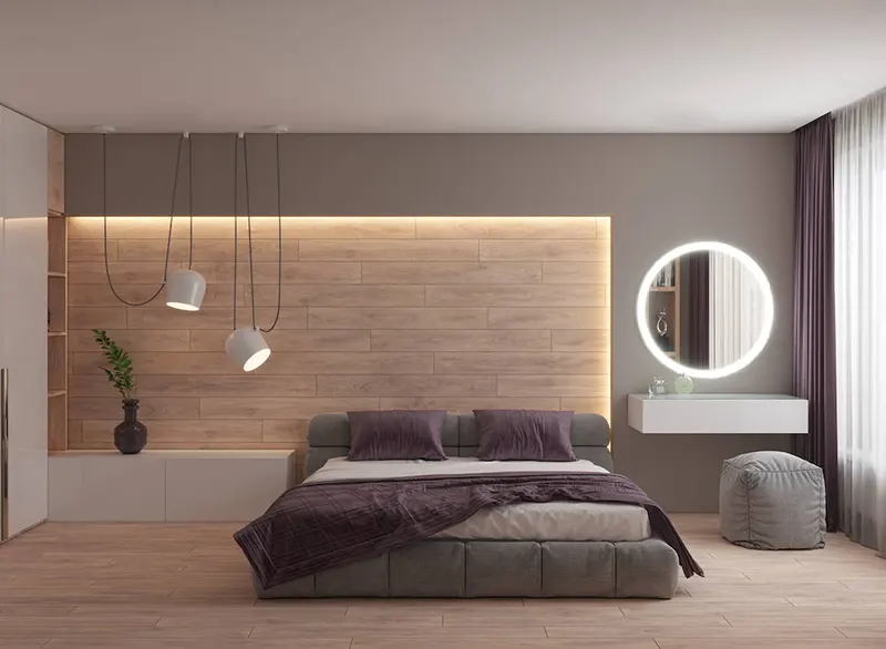 Ruban flexible LED utilisé dans les chambres à coucher