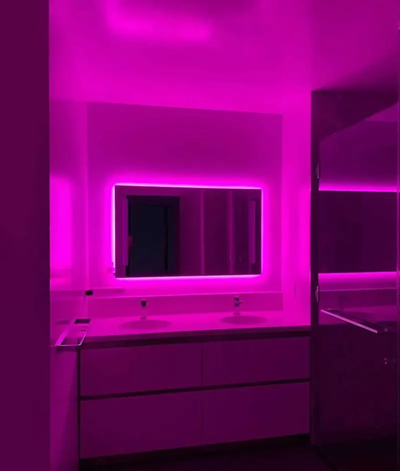 LED strip light used in bathroom (11)