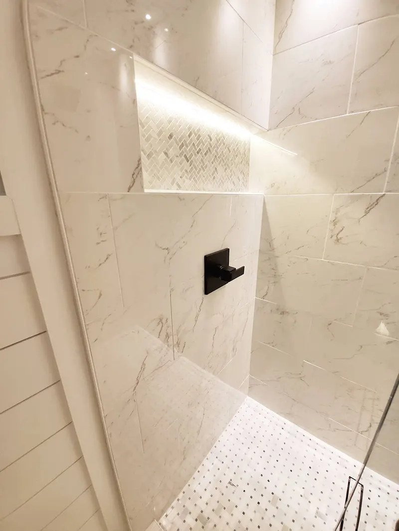 LED strip light used in bathroom