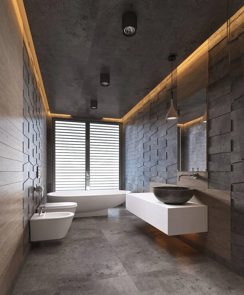 LED strip light used in bathroom (8)