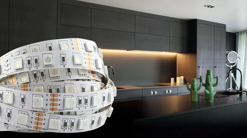 Fitas LED na sua casa