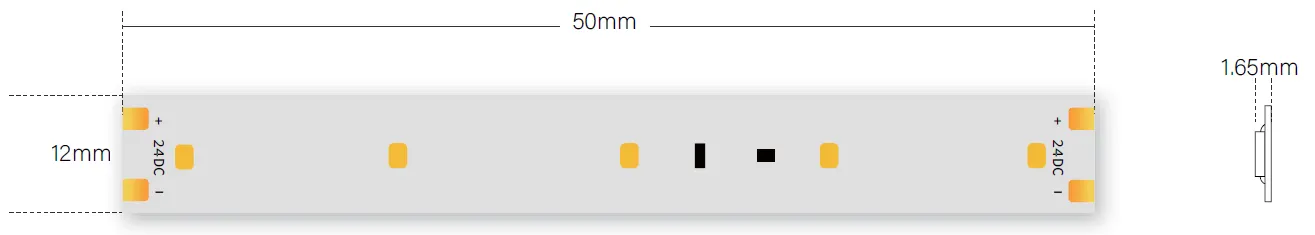 Super Long Constant Current LED Flex cutting size