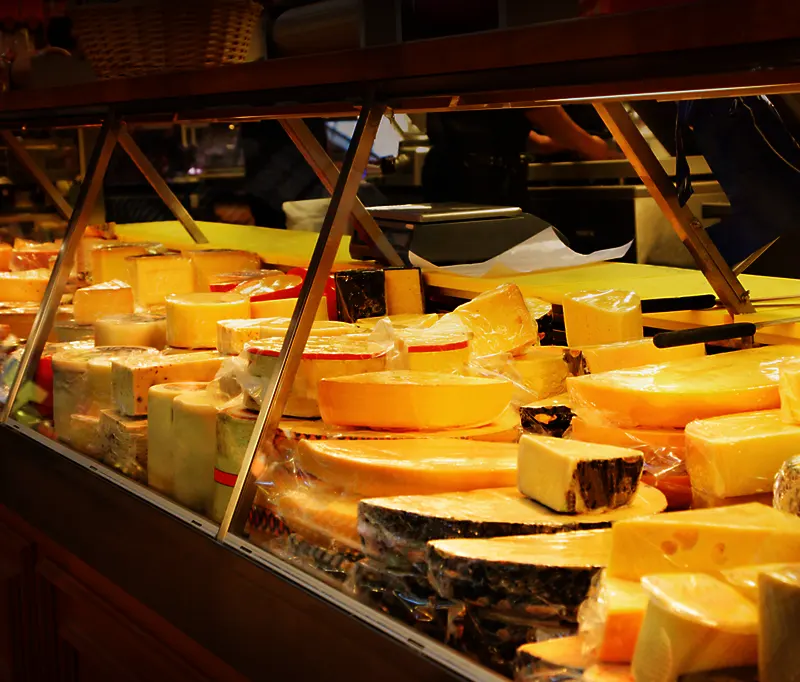 Food Lighting LED flexible strips used for cheese lighting
