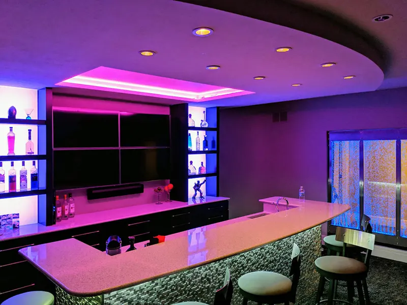 LED flexi strip used in Kitchen 78