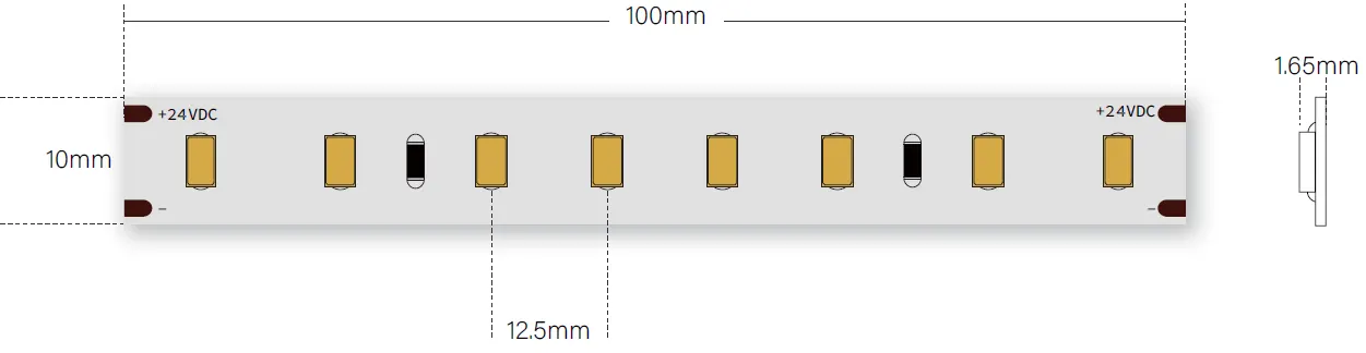 snijden grootte voedsel licht flexibele LED Strip