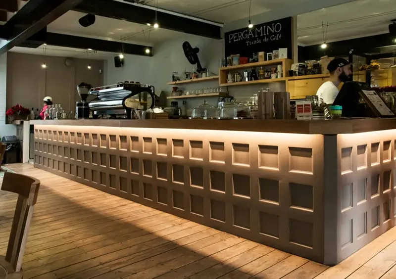 Elastyczne oświetlenie taśmowe LED stosowane w restauracjach