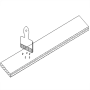 1.表面を清掃する。