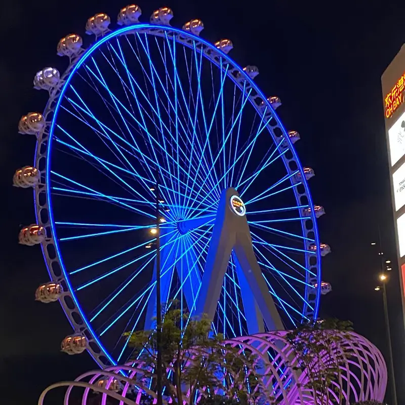 LED Neon Flex a vidámparkban