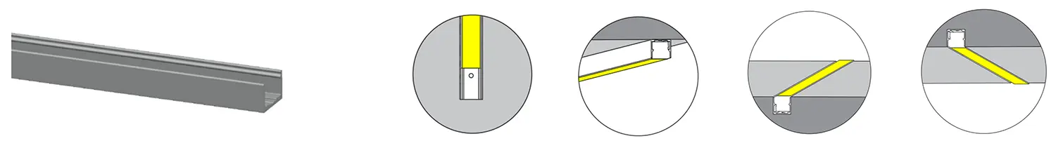 Installation von Aluminiumprofilen