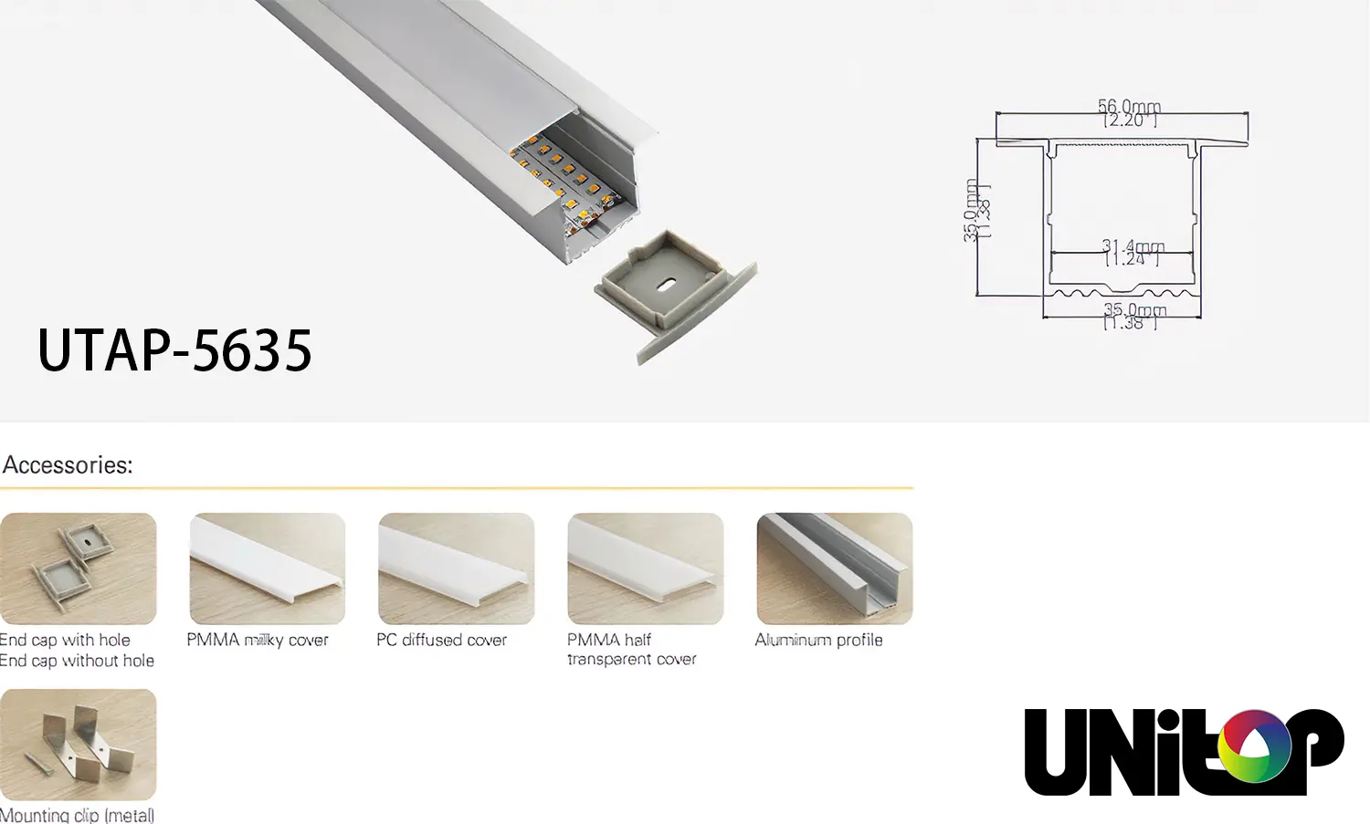 UTAP-5635 Aluminum Profile