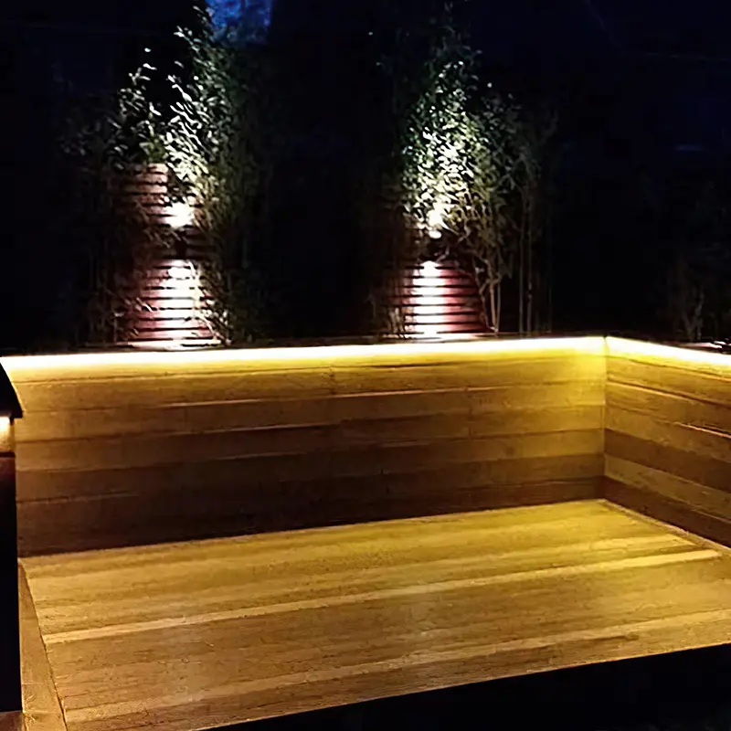 230V LED Strip als tuinverlichting voor buiten