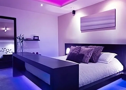 230V RGB Strip as Bedroom Lighting