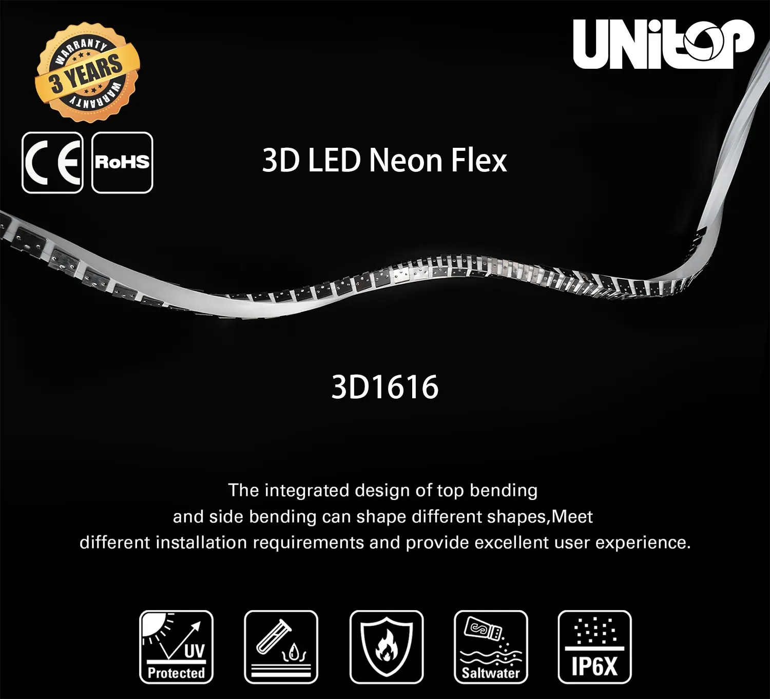 3D LED Neon Flex 1616