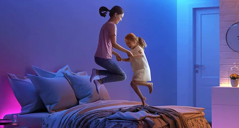 Fita LED para iluminação de quarto de criança 3
