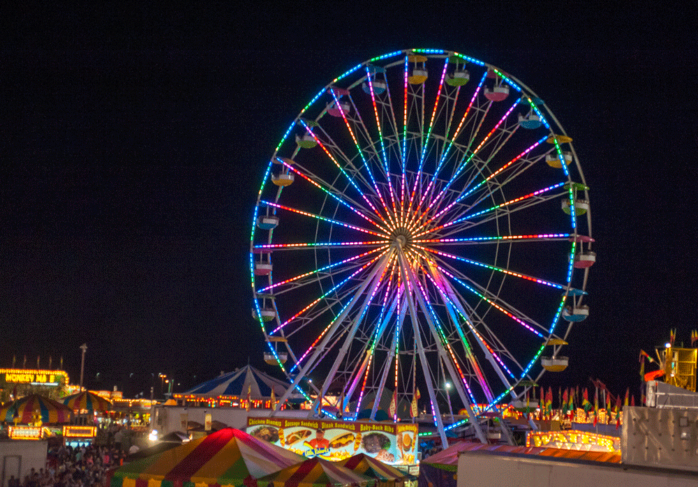LED Strips in Amusement Park