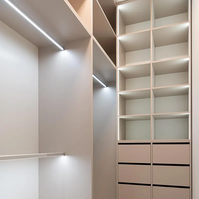 LED Strips in Closet Light