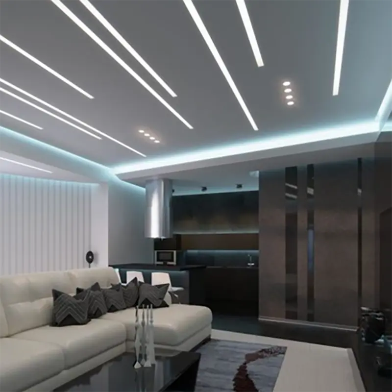 Strisce LED nell'illuminazione a soffitto del padiglione 2