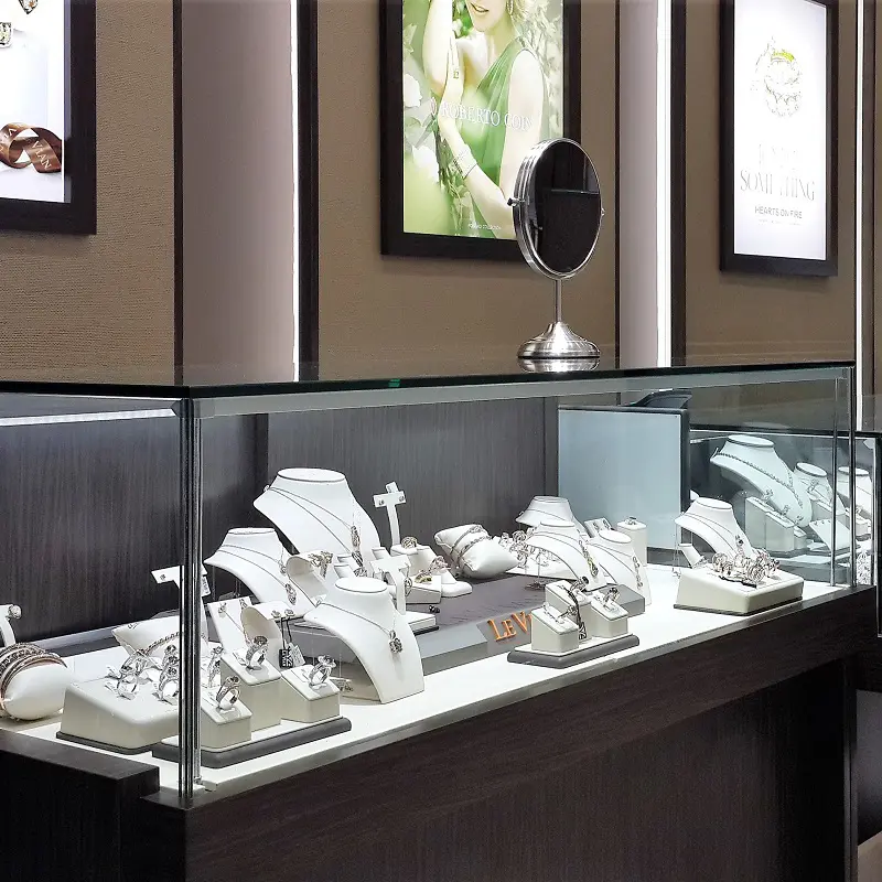 LED Strips in Jewelry Display Lighting