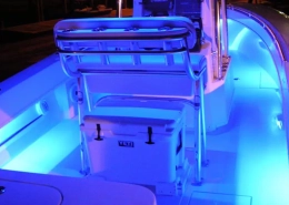 LED-Streifen in der Bootsbeleuchtung