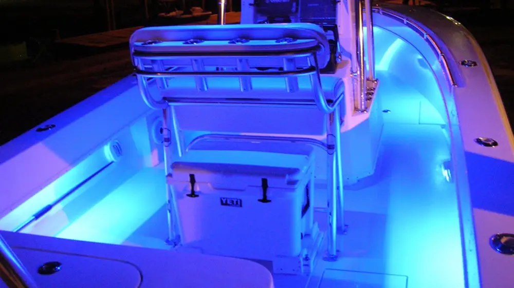 LED strips in boat lighting