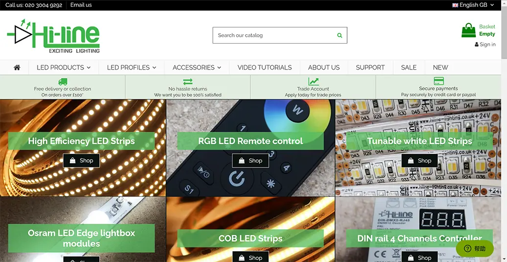 18. Linha de apoio