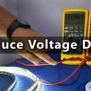 LED strip voltage drop