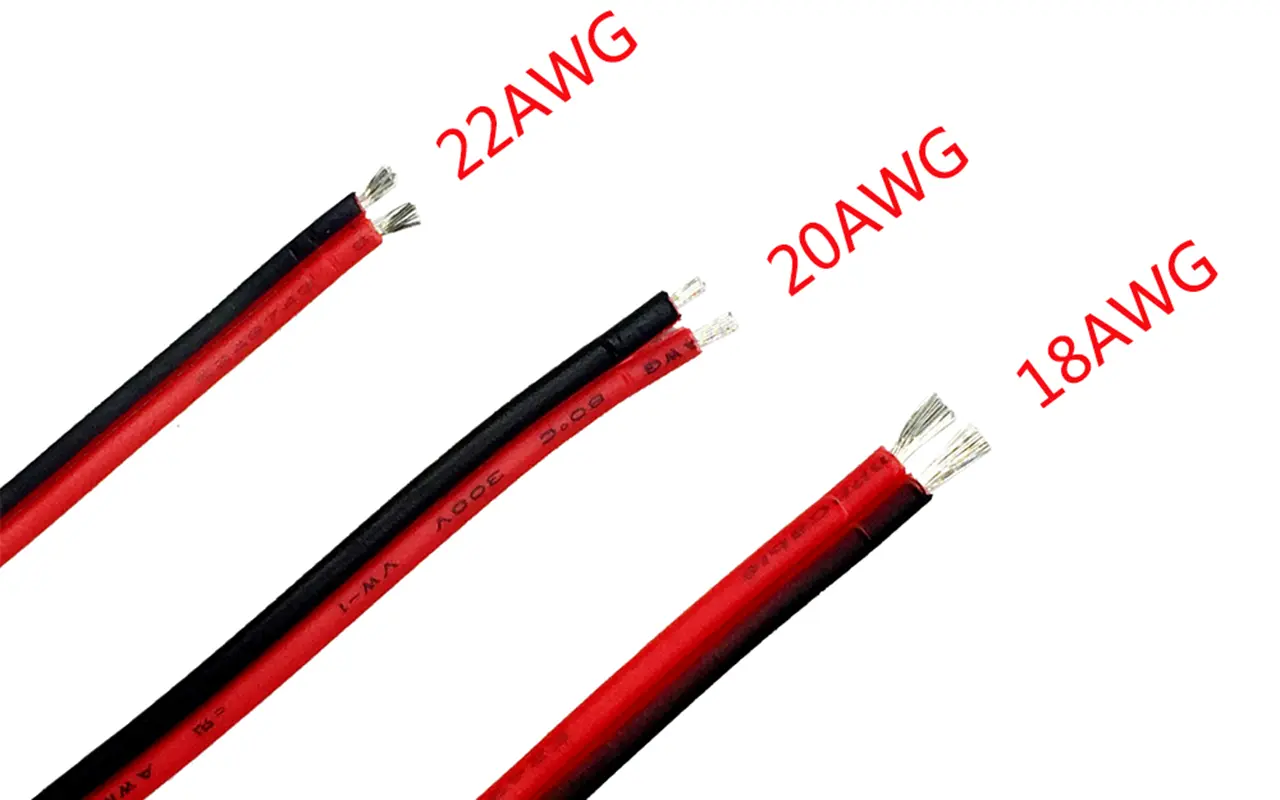 LED strip wires