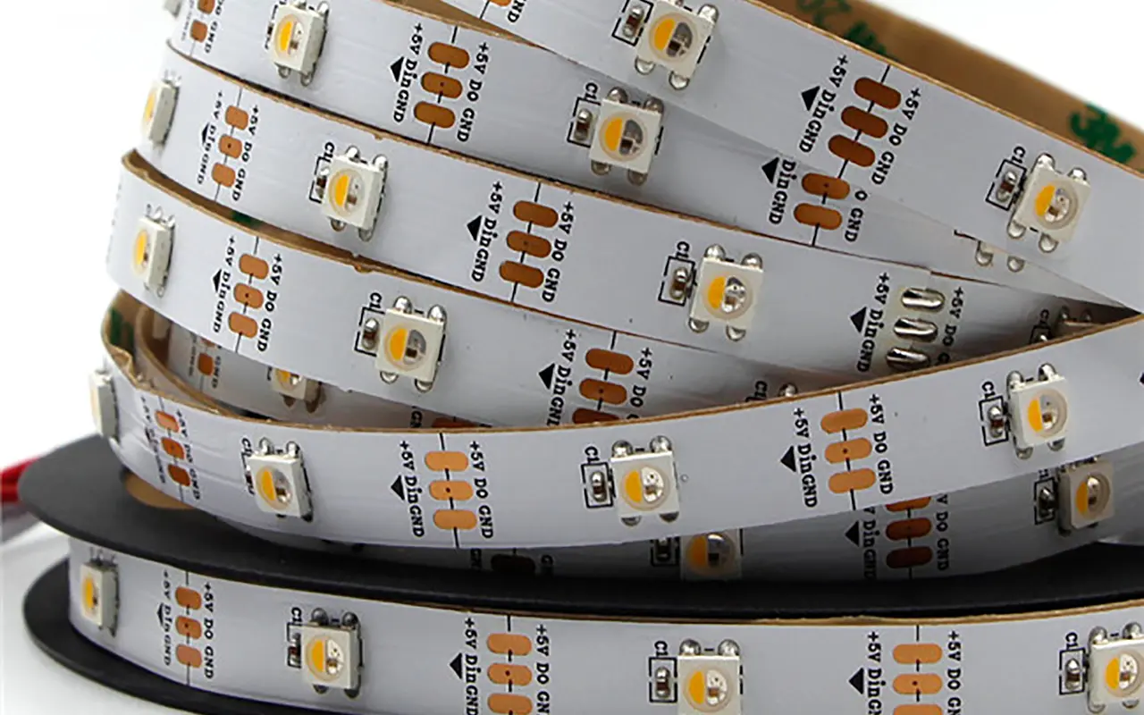 addressable LED strip light