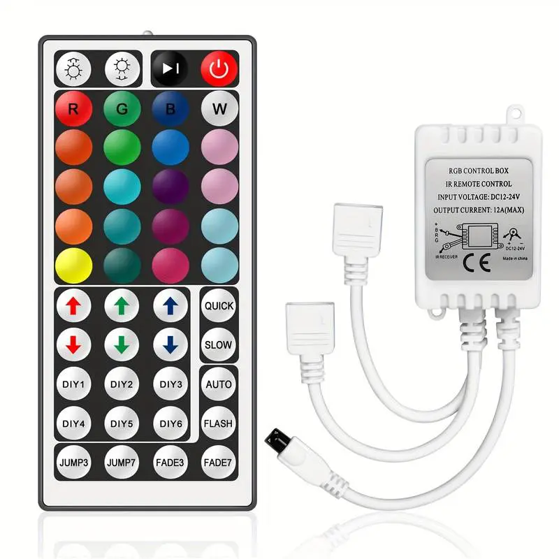 44-tasters RGB-controller til LED-strips