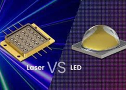 Difference between laser and LED