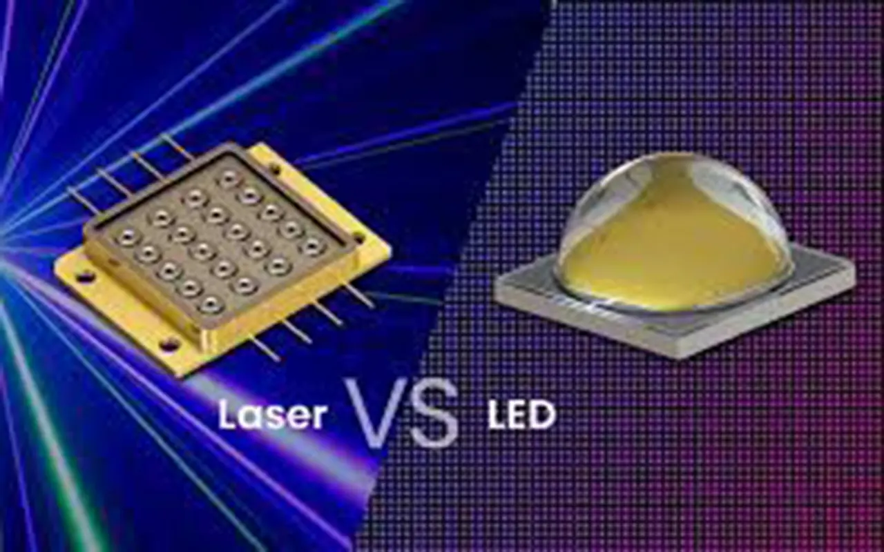 Difference between laser and LED