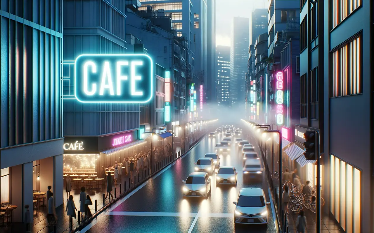 Café LED Neon Sign