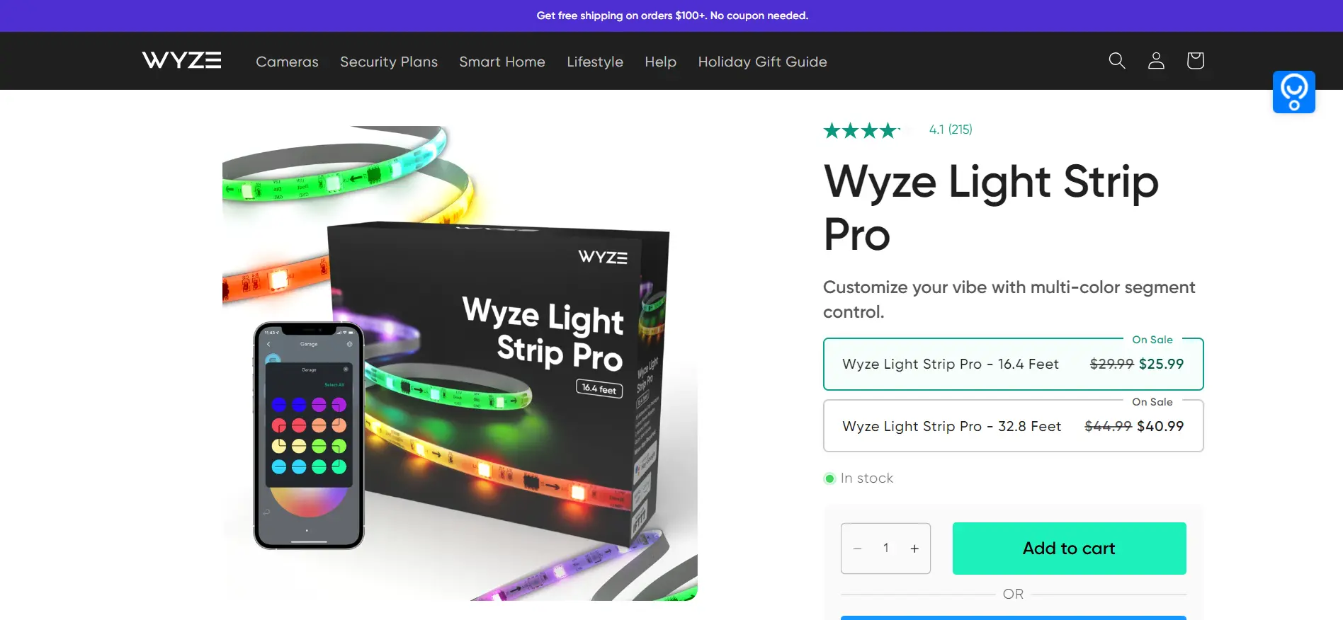 WYZE Light Strip Pro