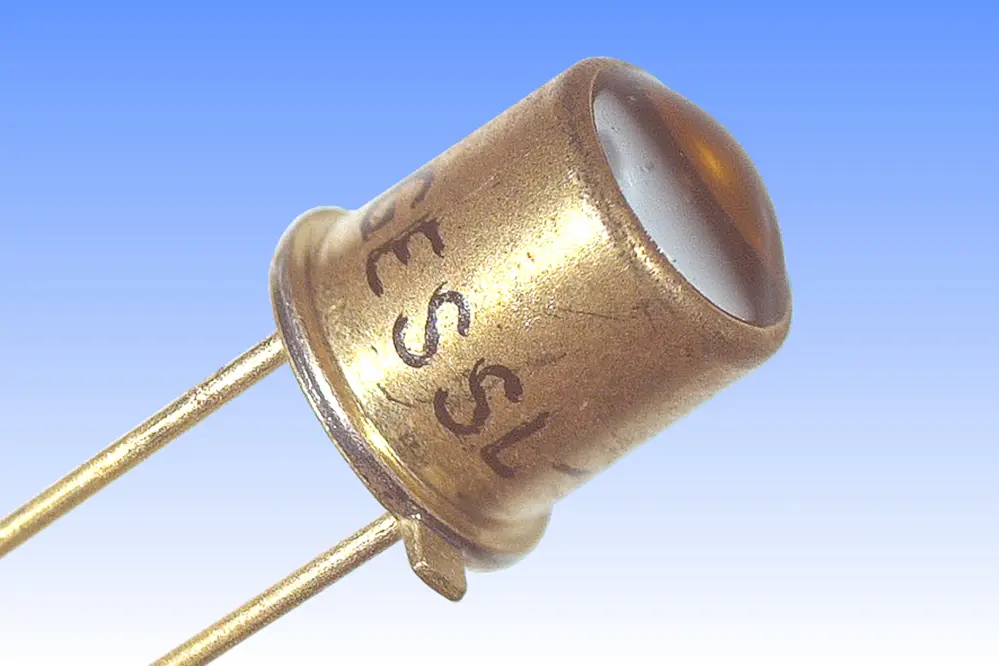Gallium arsenide, a compound used in some LEDs