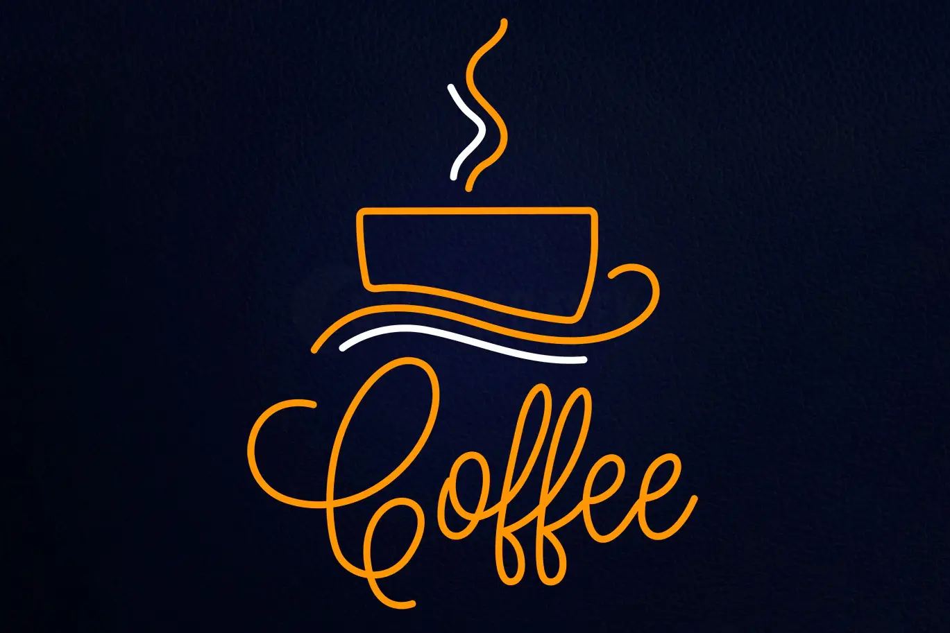 coffee neon flex sign