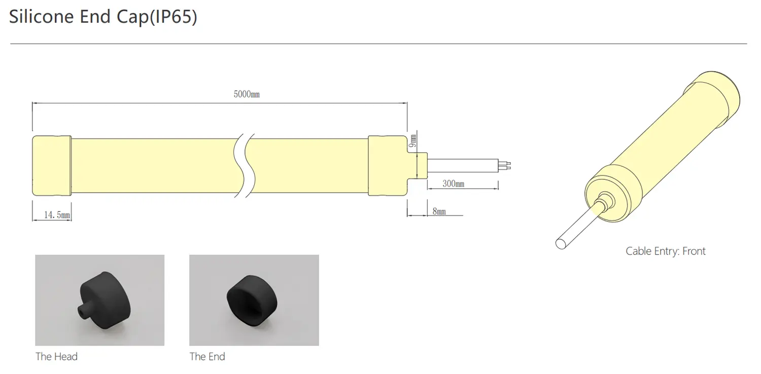 silicone end cap