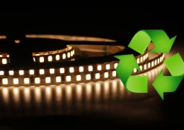 Weggooien van LED-stripverlichting