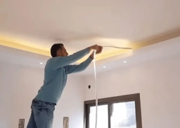 Nascondere le strisce luminose a LED sul soffitto