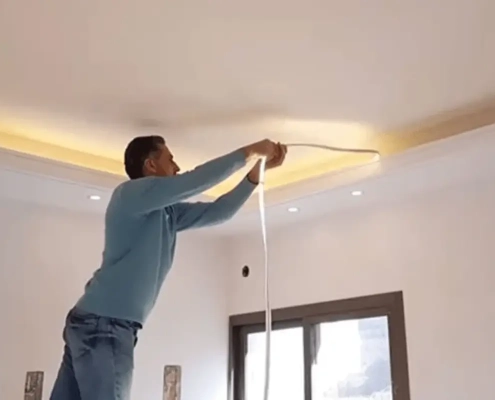 Verberg LED Stripverlichting op Plafond