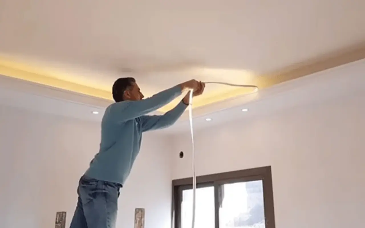 LED Şerit Işıkları Tavana Gizleyin