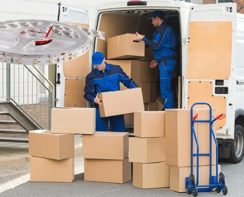 Wie verpackt man LED-Leuchtbänder für den Umzug?