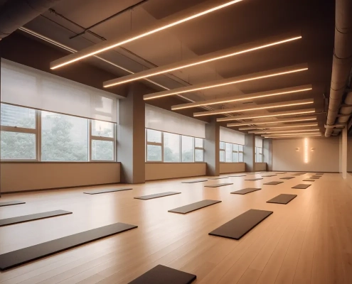 Lumières pour votre studio de yoga