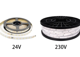 laagspanning vs. hoogspanning LED Strips