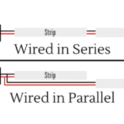 Connexion des barrettes de LED en série ou en parallèle