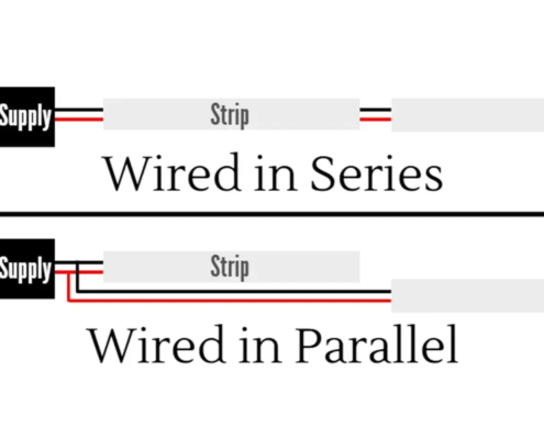 Connecting LED Strips in “Series” vs “Parallel”