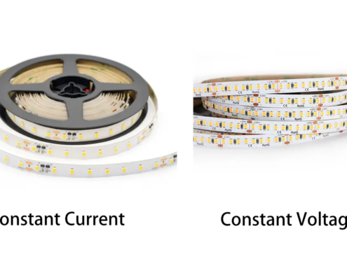 LED-Streifen mit konstantem Strom und konstanter Spannung